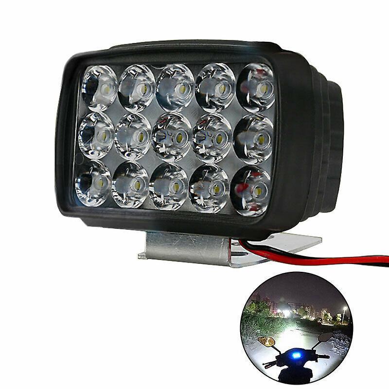 He Fei Mao Qiang Dian Zi Shang Wu You Xian Gong Si Motorcycle Headlight Spot Light 15 LED 1000LM Motos ATV UTV Scooter Lighting Black