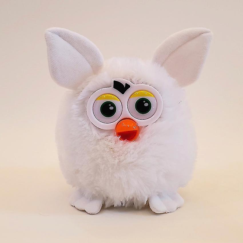 Banmo Talking Furby Elf Plush Toy Electronic Pet Owl Toy White