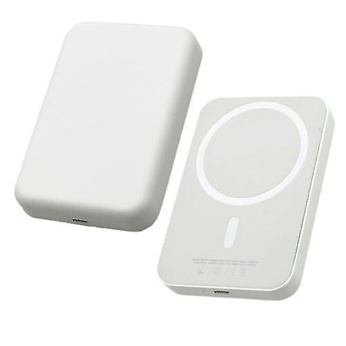 EuroTronixs For iphone wireless magnetic power bank for iphone 5000 mah 5w hmf-50 white