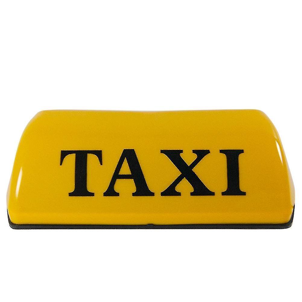 Unbrand Taxi Sign Lamp Taxi Led Light 12v Led Magnetic Taxi Sign Roof  Lamp Taxi Cab Indicator Sign Yellow