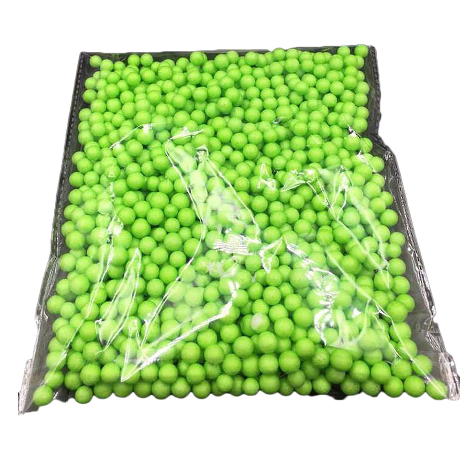 Aislerbee Polystyrene Bead Mini Non-fade Light Weight Bright Color Foam Bead For Gift Box Filling Green L