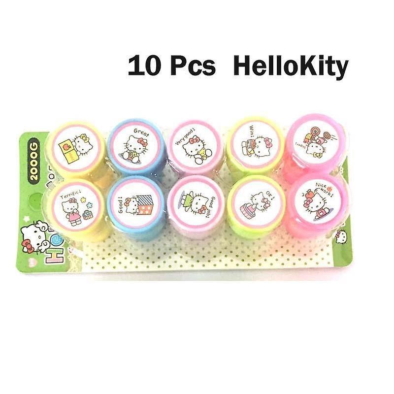 Slowmoose Cute Cartoon Pattern-rubber Stamp 10Pcs Kity