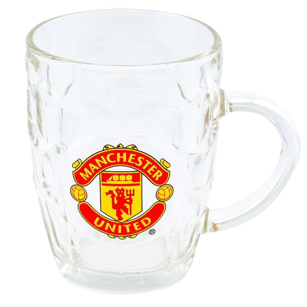 Footballgifts.net Manchester united fc dimple glass tankard