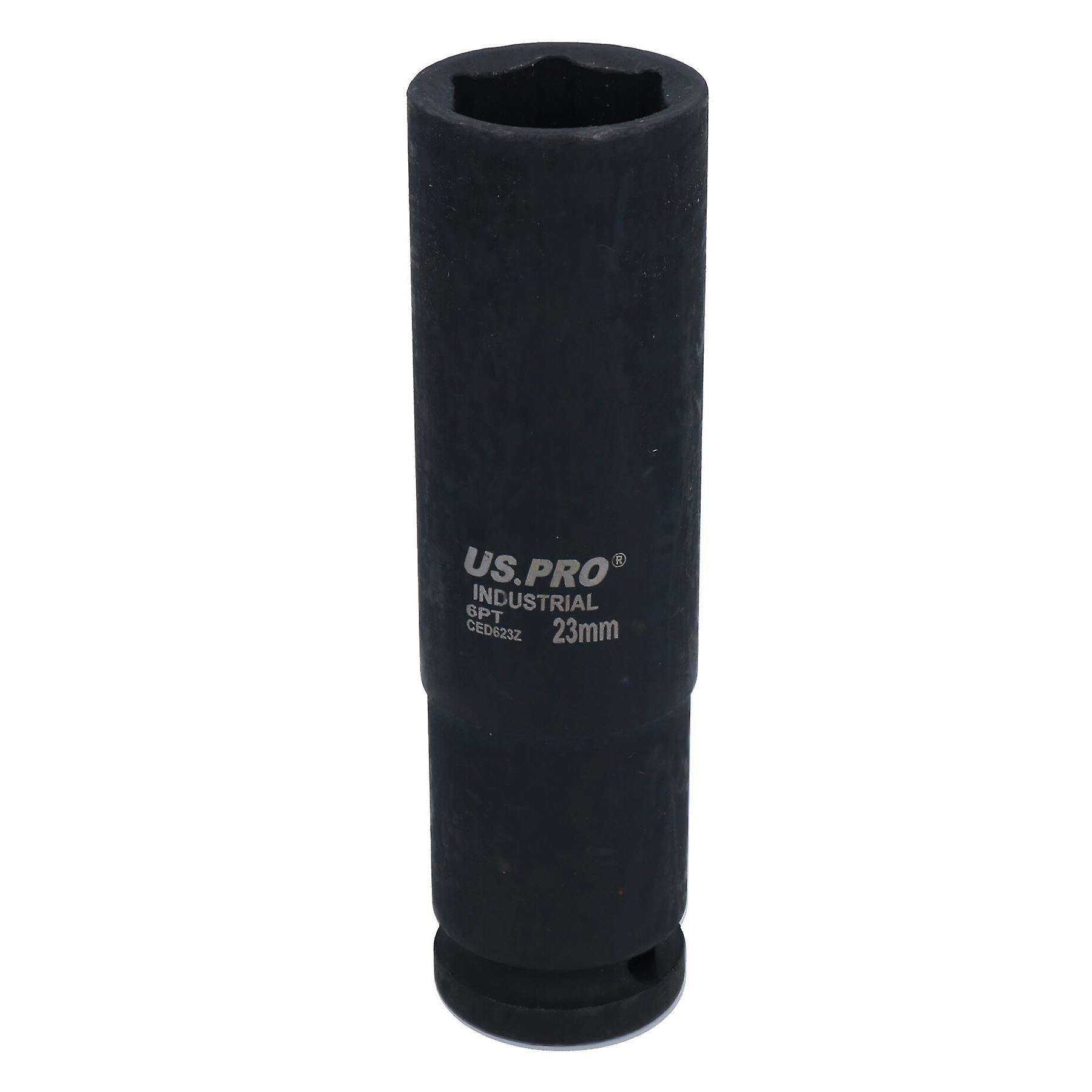 AB Tools 23mm Extra Deep Long Metric MM Impact Socket 1/2" Drive 6 Sided Single Hex