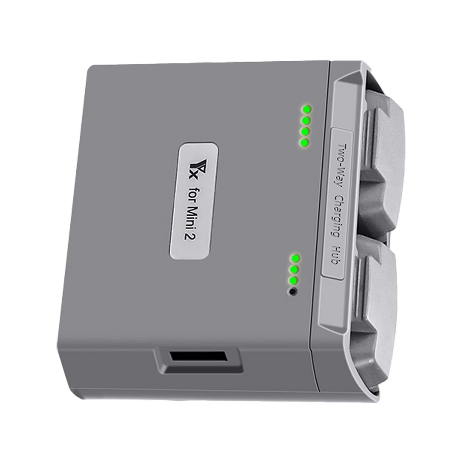 Yituo Fit Dji Mini 2/ Mavic Mini Se Battery Charger 2-way Usb Charging Hub Charger Yo Grey