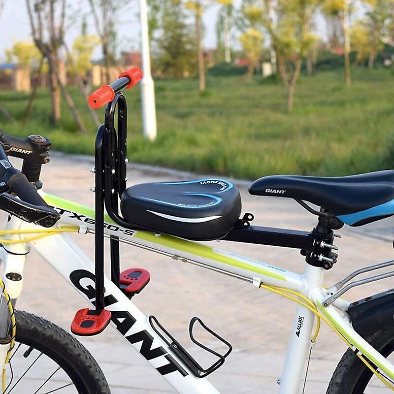 Bicycle Saddles Universal Front Mounted Child mtb Bike Seat Safety Child Bicycle Seat Baby Seat Kids Saddle with Foot Pedals Rest for Road Bike Han...