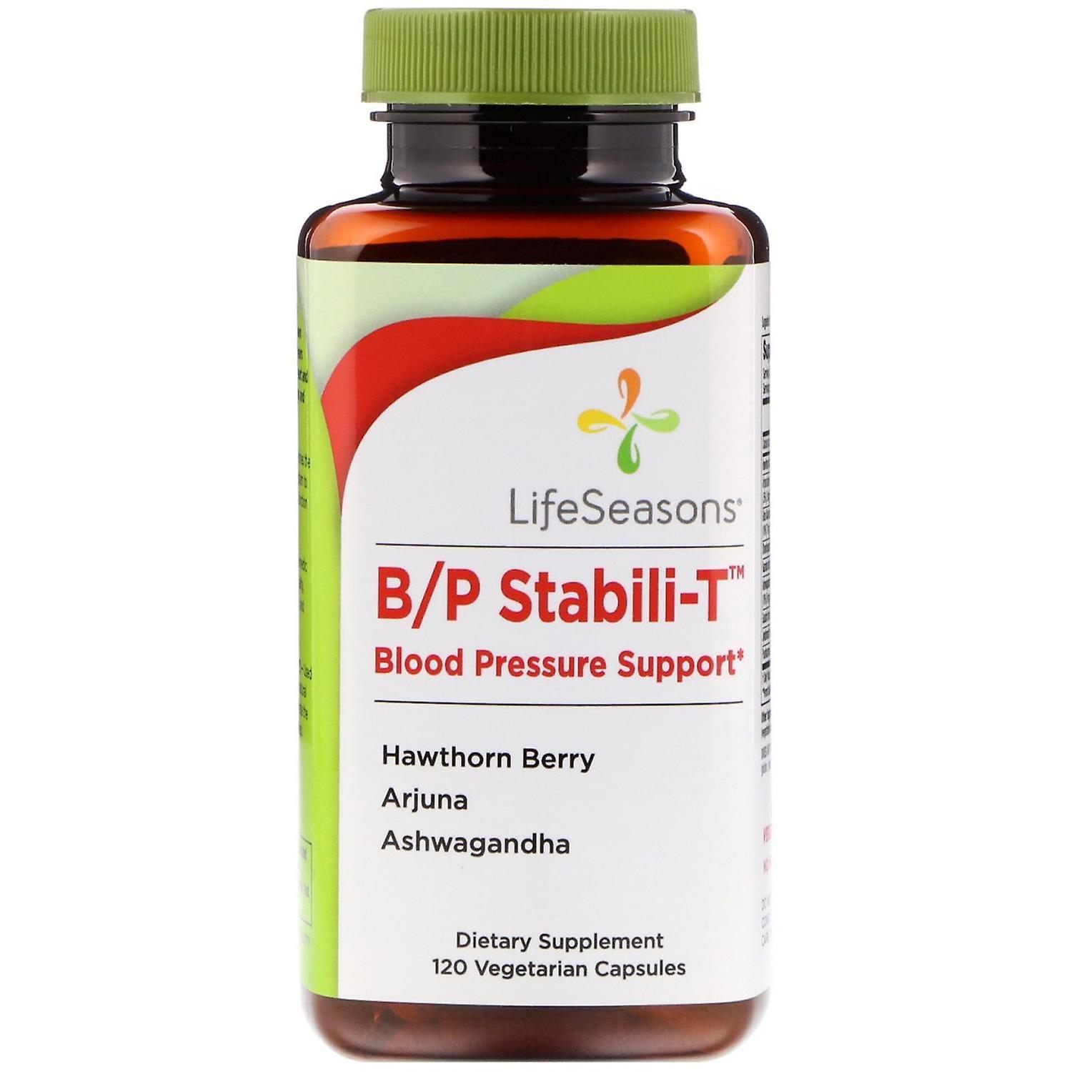 LifeSeasons, B/P Stabili-T Blood Pressure Support, 120 Vegetarian Capsules