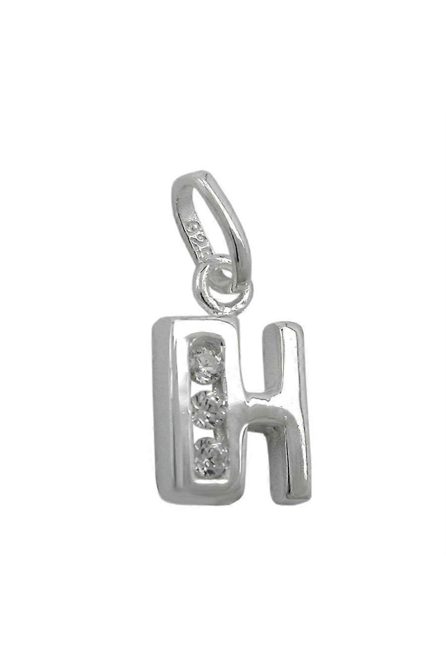 Gallay Pendant Initiale H With Cz Silver 925 - Gl91444h