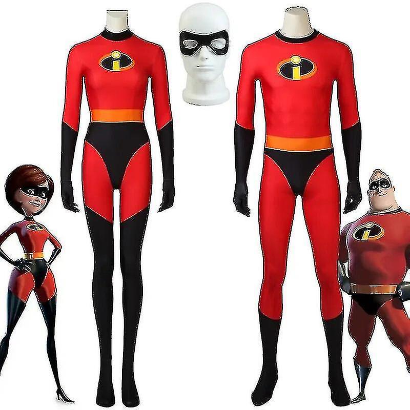 Jsyg The Incredibles Costume Suit Halloween Party Carnival High Quality man 180