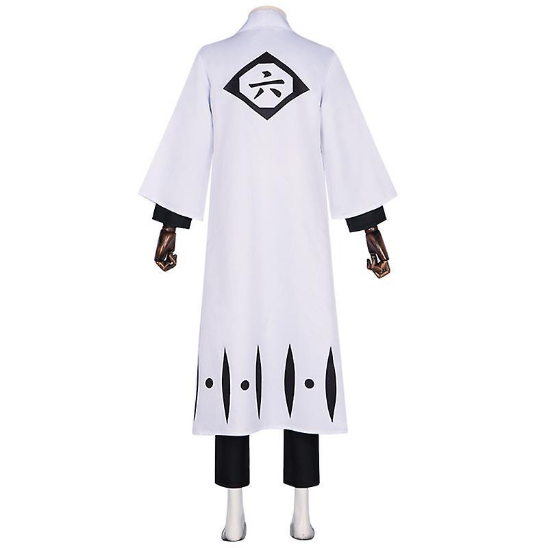 Szlcv Anime Bleach Cosplay Costume Unisex Captain Kimono Suit Aizen Sousuke Kuchiki Byakuya Die Pa Unohana Outfits Halloween Party XL 6