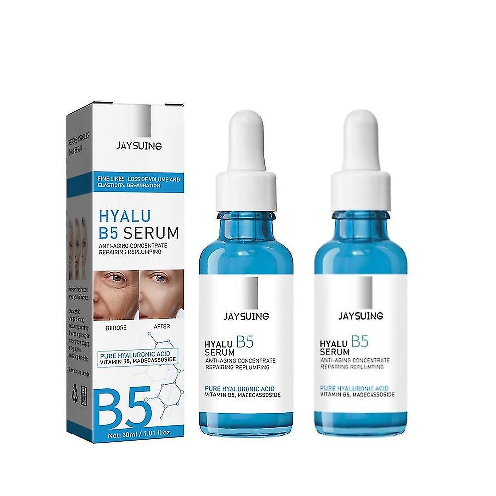 DWSM 2pcs Triple Anti-ageing Hyalu B5 Serum Anti-wrinkle Concentrate Repairing 30ml -HK.184