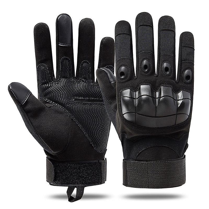 Slowmoose Military Tactical Full Finger Men Glove-s L / Full Black