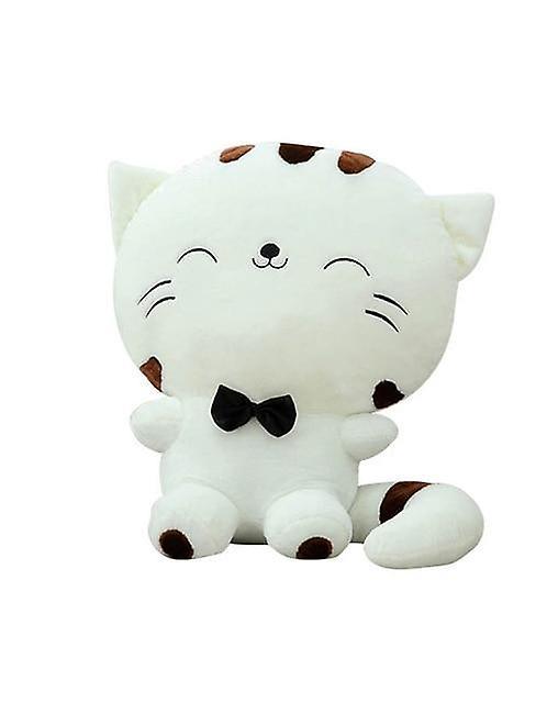 Slowmoose 20cm Cute Kawaii Cat With Bow Plush Dolls Stuffed - Soft Doll Cushion, Sofa White