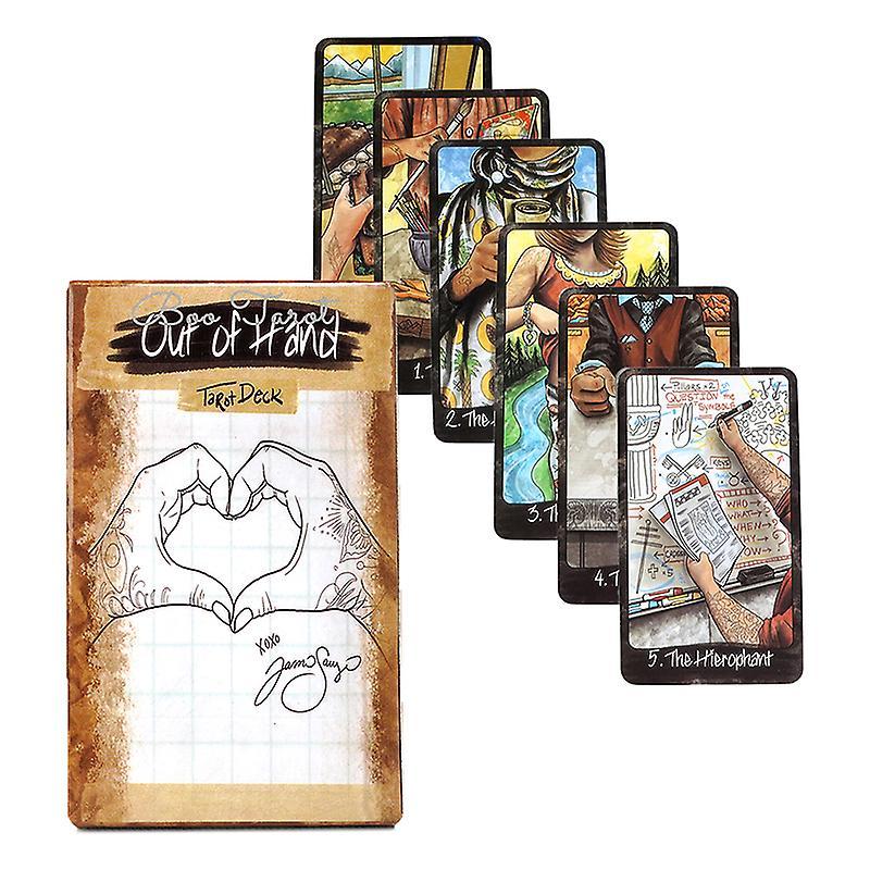 Unbrand Out Of Hand Tarot Deck Card Prophecy Divination Deck Family Party Board Game A