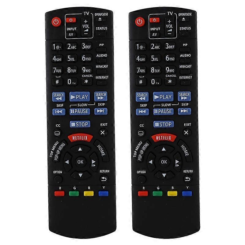 Redkid 2X For Panasonic Player DMP-BD75 DMP-BD755 BLU-RAY DVD Player Remote PBD-957 Control