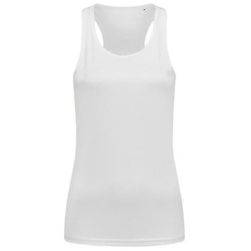 Stedman Active Stedman Womens/Ladies Active Poly Sleeveless Sports Vest Black Opal S