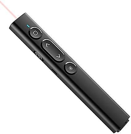 Mintian Laser Pointer Pointer Wireless Presentation Clicker Remote with Laser USB Charging Multifunctional Laser Powerpoint Powerful Laser PointerB...