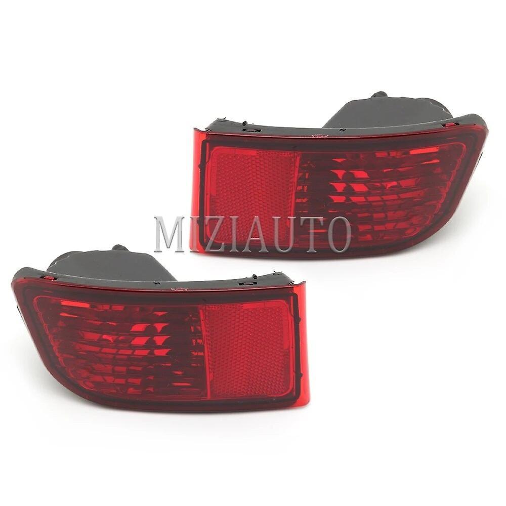 Visgaler Rear Bumper Reflector Light For Toyota Land Cruiser Prado 120 Series 2002-2009 Tail Stop Brake Lamp Without Bulb Turn Signal Left and Right