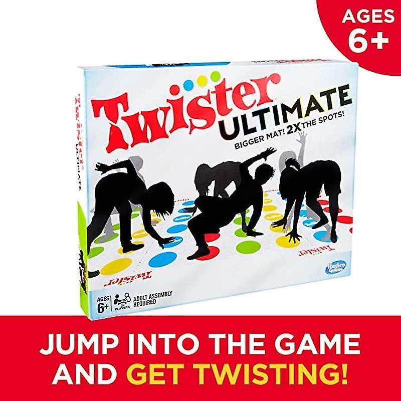 Party Games Twister Ultimate Bigger Mat More Colored Spots Family Kids Party Game Parent-child Game Board Game Body Twist Multiplayer Party A-styl