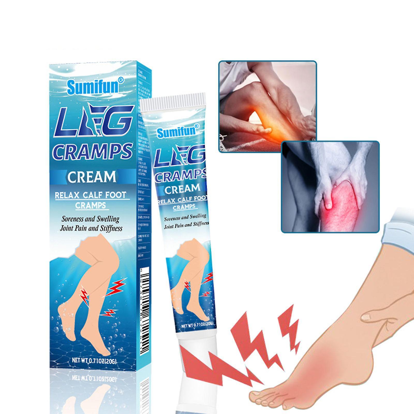 Kakanwo Leg Cramp Ointment - Natural Relief from Calf Leg and Foot Cramps Blue One Size