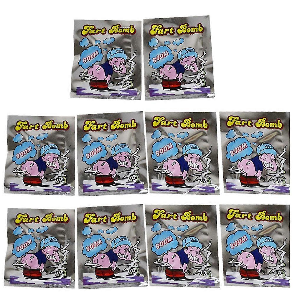 Sinknap 10Pcs Great Bomb Nasty Smelly Fart Bags Prank Joke Trick Party Filler Funny Gags