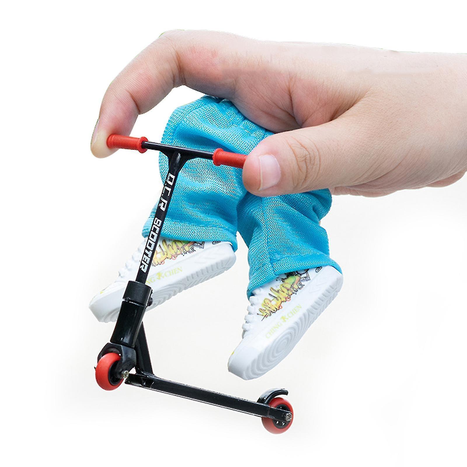 Riyan Mini Finger Scooter Alloy Finger Scooter Set With Mini Scooters,finger Pants Shoes