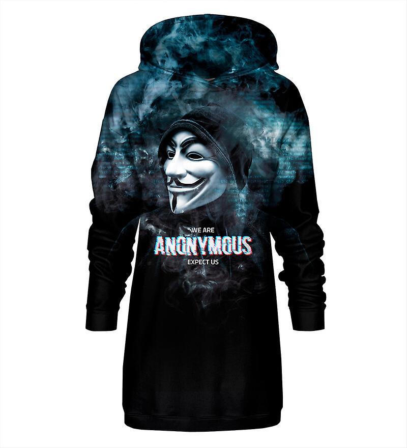 Mr Gugu & Miss Go Mr. Gugu Miss Go We are anonymous Hoodie Oversize Dress black XL