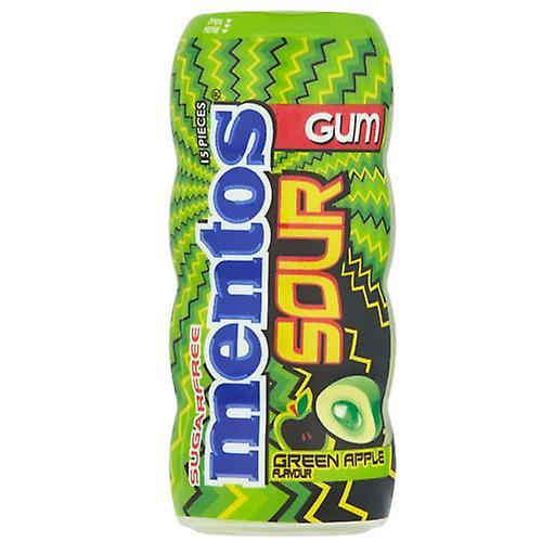 Perfetti Van Melle GREEN APPLE Mentos Sour Gum 10x30g Sweet Treat Sugar Free Delicious Fresh Breath