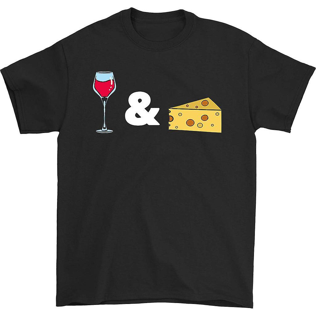 HISHARK Wine and cheese t-shirt Black XXL