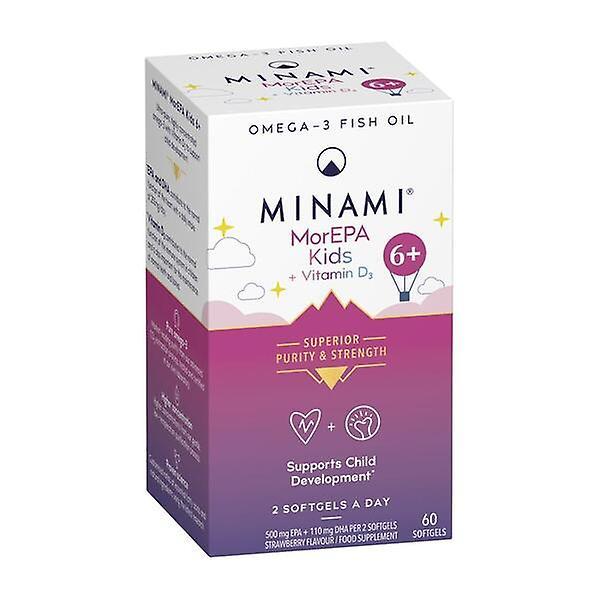 Minami Nutrition Minami MorEPA Mini 6 Years+, 60 Softgels