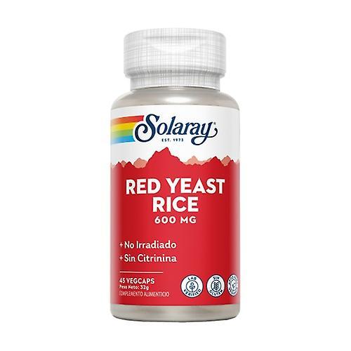 Solaray Red Yeast Rice 45 vegetable capsules