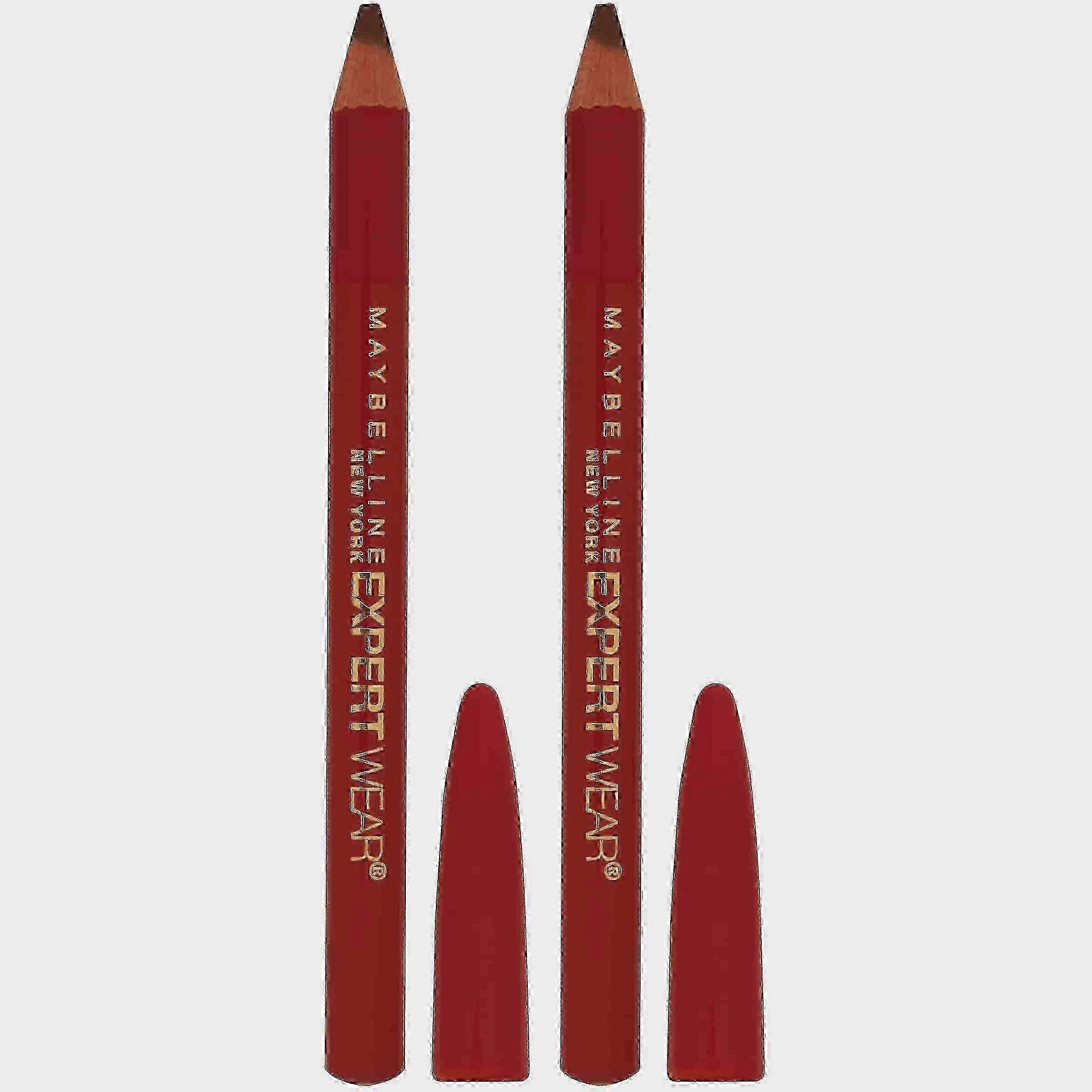 Maybelline Expert Wear Twin Brow & Eye Pencils, Medium Brown, 2 Ea