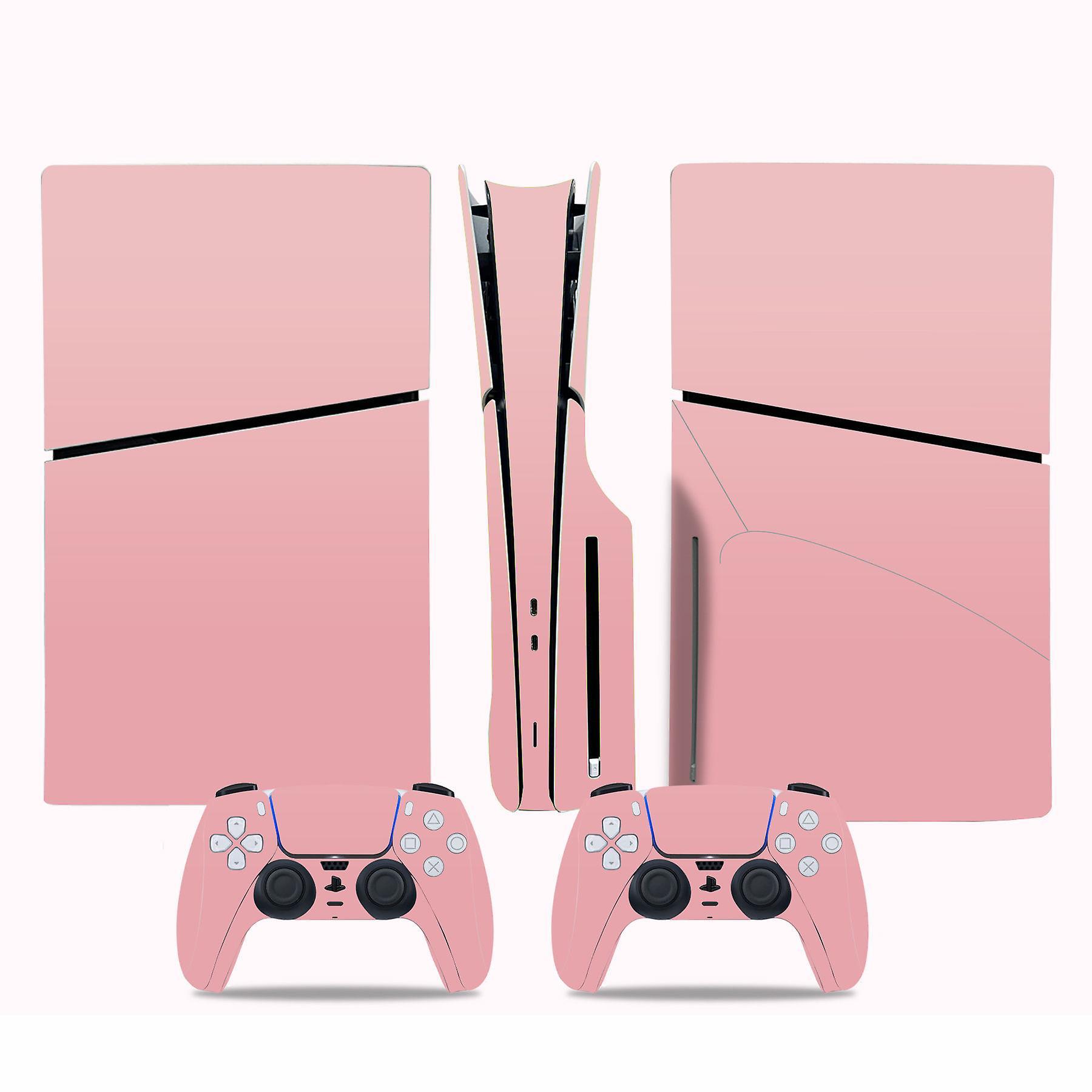 Lelinker Vinyl Skin Sticker Decal Cover For Ps5 Slim,protective Skin Sticker For Ps5 Slim Disc Console And Wireless Controller K