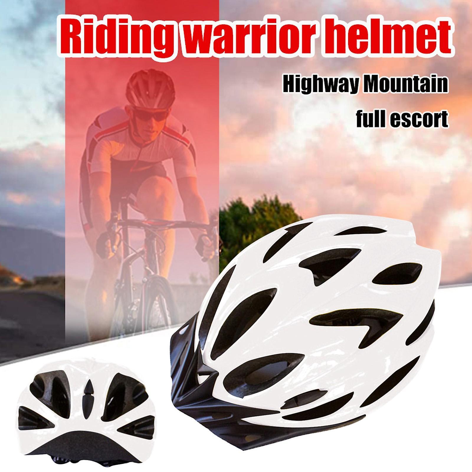 Kakanwo Bike Helmet Unisex Bicycle Helmet Mtb Road Cycling Mountain Bike Sports Safety Helmet White One Size