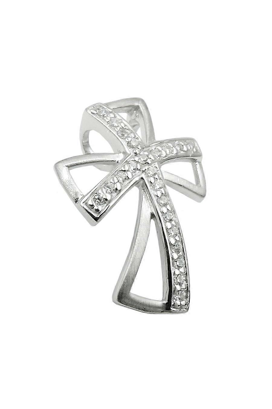 Gallay Pendant Cross With Zirconia Silver 925 - Gl93914