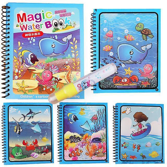 Slowmoose Magical Book- Water Coloring Drawing Board A