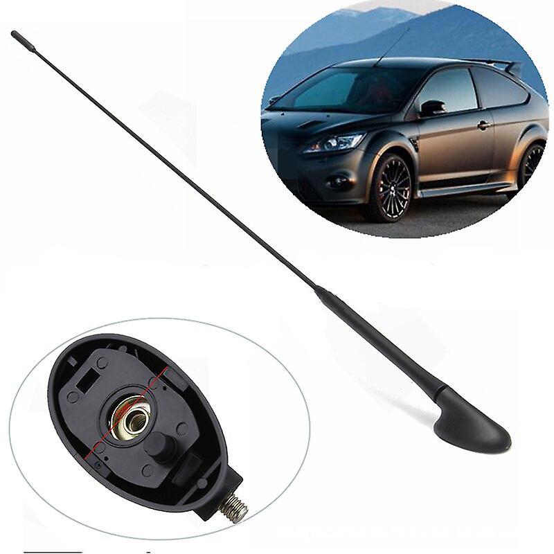 Black Car Antenna Mast With Base For Ford Mondeo 2000-2014 For Focus C-MAX Fiesta Kuga Ka Transit Puma XS8Z18919AA 1087087