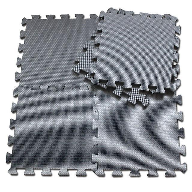 Slowmoose Baby Eva Foam Puzzle Play Mat - Interlocking Exercise Floor 16pcs 30x30cm / gray