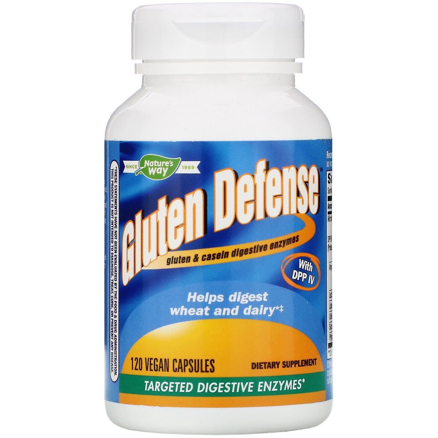 Nature's Way, Gluten Defense with DPP IV, 120 Vegan Capsules