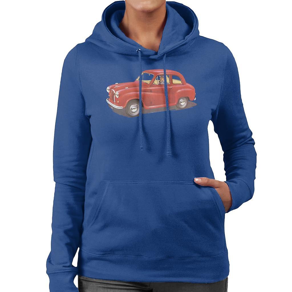 Austin A35 Red British Motor Heritage Women's Hooded Sweatshirt Royal Blue XX-Large