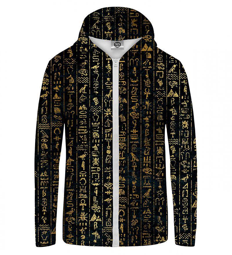 Mr Gugu & Miss Go Mr. GUGU & Miss GO Hieroglyphs Zip Up Hoodie black XL