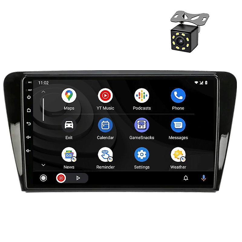 JIULUNET Wireless CarPlay Android Auto Radio for SKODA Octavia 3 A7 2013 2014-2018 4G Car Multimedia GPS 2din