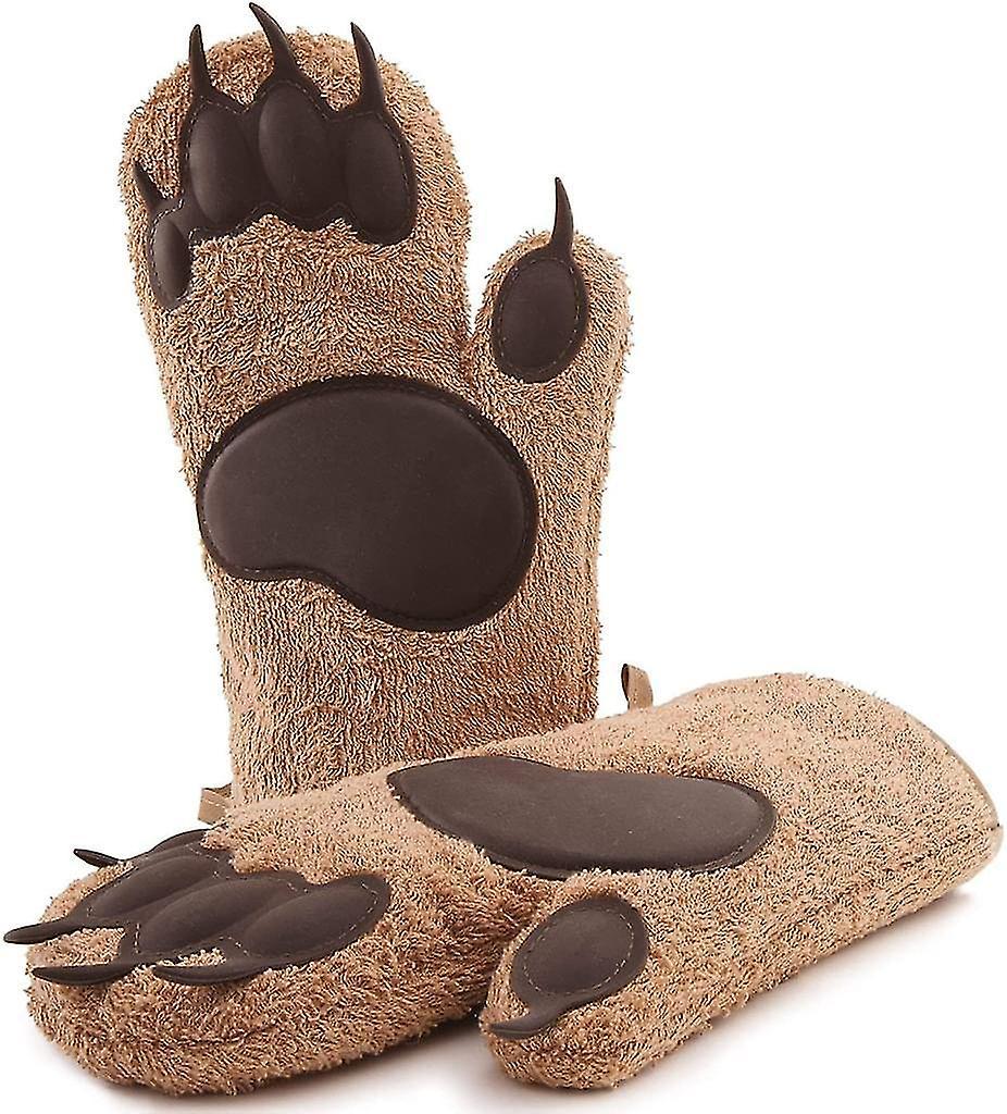 Preferred Designer Bear Baking Gloves, Kitchen Suitable Bear Paw Gloves