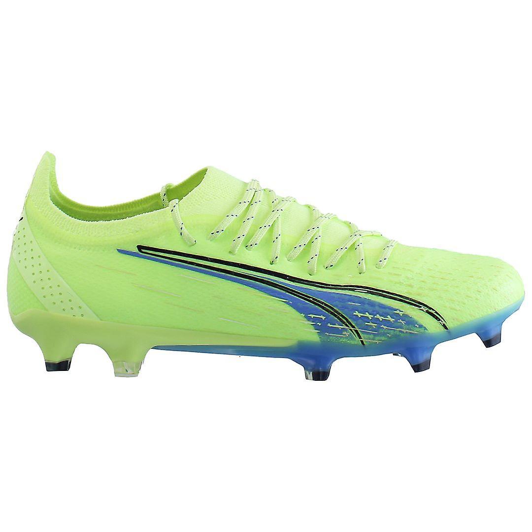 Puma Ultra Ultimate FG/AG Lace-Up Green Synthetic Mens Football Boots 106868 01 UK 9 EU 43 US 10