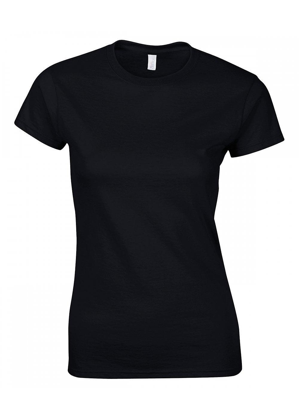 Women's Gildan Softstyle™ Women's Ringspun T-Shirt 64000L Black 2xl