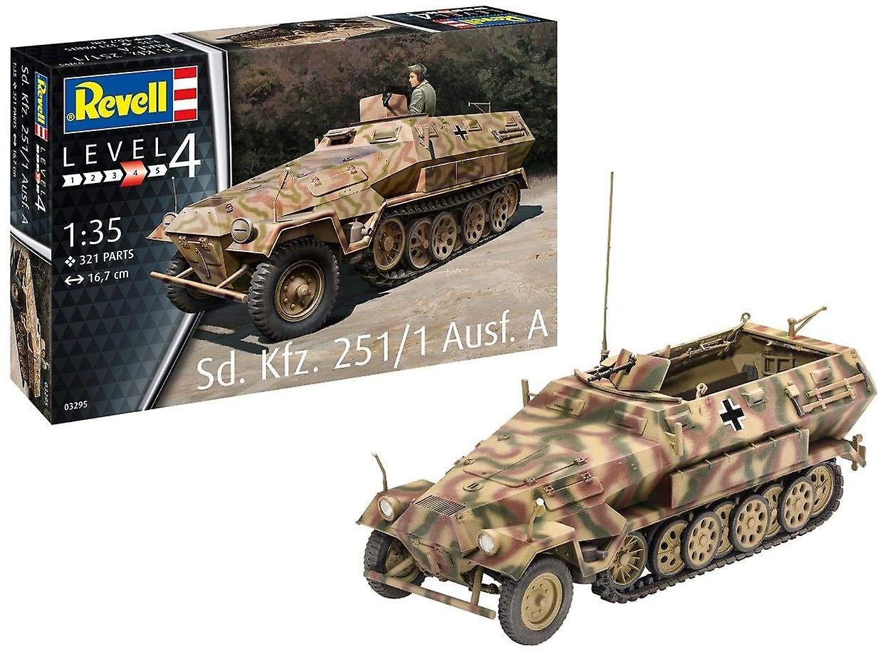 Revell 3295 Sd.Kfz. 251/1 Ausf.A Armoured Vehicle Model Kit