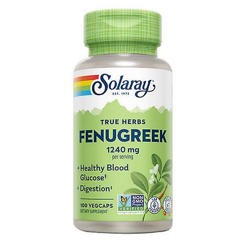 Solaray Fenugreek,620 mg ,100 Caps (Pack of 1)