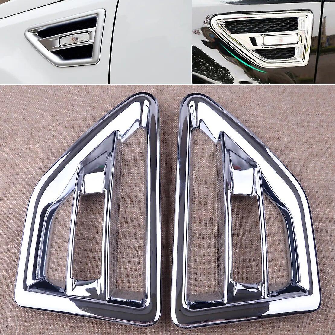 Scitoo Citall 2pcs For Land Rover Freelander 2 Lr2 2008 2009 2010 2011 2012 2013 2014 2015 Chrome Abs Side Air Intake Vent Cover Trim CHINA