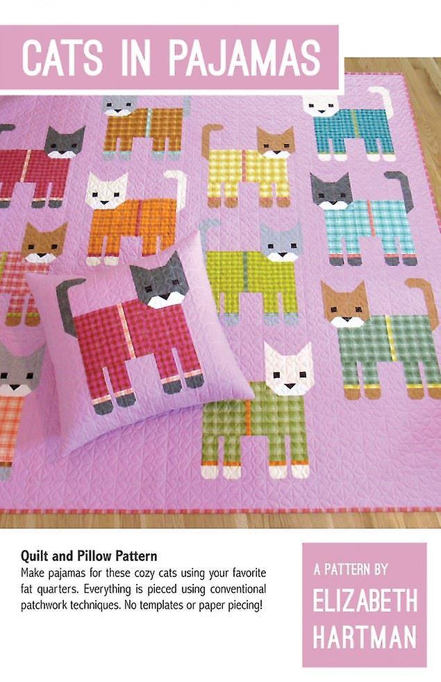 Elizabeth Hartman Quilting Pattern Cats In Pyjamas Quilt