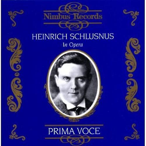 Nimbus Records Heinrich Schlusnus - In Opera & Song  [COMPACT DISCS] USA import